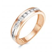 Кольцо обручальное с бриллиантами