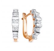 3379-210 4,65 Серьги дорожка с бриллиантами бренд Brilliant Style (Au 585)