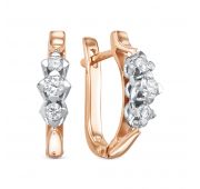 3397-210 4,54 Серьги дорожка с бриллиантами бренд Brilliant Style (Au 585)