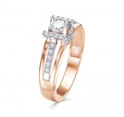 Кольцо с бриллиантом бренд Brilliant Style