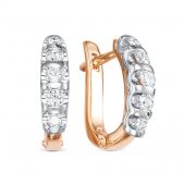 3394-210 4,64 Серьги дорожка с бриллиантами бренд Brilliant Style (Au 585)