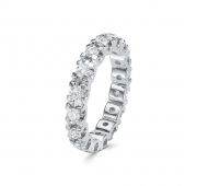 3507-11001 3,88 Кольцо с бриллиантами из белого золота (Au 585)