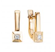 3711-210 Серьги с бриллиантами бренд Brilliant Style (Au 585)