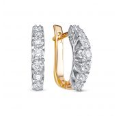 3573-210 5,2 Серьги дорожка с бриллиантами бренд Brilliant Style (Au 585)