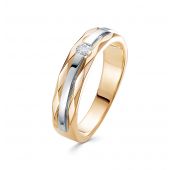 3730-110 Кольцо помолвочное с бриллиантом бренд Brilliant Style (Au 585)