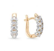 Серьги дорожка с бриллиантами бренд Brilliant Style