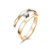 3737-110-2,19 Кольцо помолвочное с бриллиантом бренд Brilliant Style (Au 585)