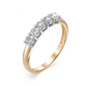 Кольцо дорожка с бриллиантами бренд Brilliant Style