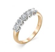 Кольцо дорожка с бриллиантами бренд Brilliant Style