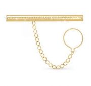 зажим золотой