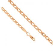 Браслет из золота двойной ромб бренд Karatov