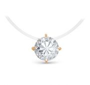 070237 Колье леска бренд Delta (Au 585)