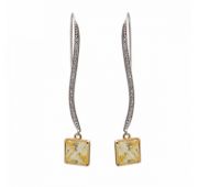 2.42.2241 6,25 Серьги с бриллиантами из белого золота (Au 585)