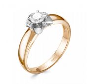 кольцо помолвочное с бриллиантом