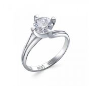 кольцо помолвочное с бриллиантом