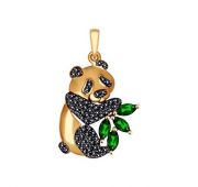 подвеска из золота с фианитами