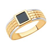 018369 Кольцо мужское (Au 585)