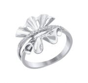 кольцо из белого золота