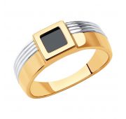 018442 Кольцо мужское (Au 585)