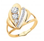 018119 Кольцо золотое (Au 585)