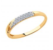 018395 Кольцо золотое (Au 585)