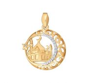 034443 Подвеска мусульманская (Au 585)