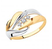 017459 Кольцо золотое (Au 585)