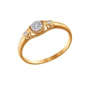 кольцо золотое