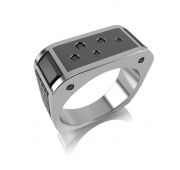 FJ-к21/с Кольцо из серебра бренд Graf Кольцов (Серебро)