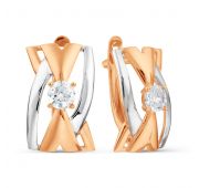 Серьги из золота бренд Karatov