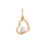 т140033872 Подвеска сердце бренд Karatov (Au 585)