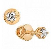 серьги пуссета моносерьга