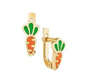 Серьги детские из золота
