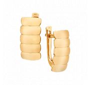 16891 Серьги без вставок (Au 585)