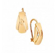 17432 Серьги без вставок (Au 585)