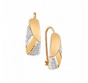17515 Серьги с фианитами (Au 585)