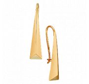 18282 Серьги без вставок (Au 585)