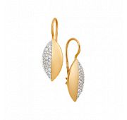 20041 Серьги из золота с фианитами (Au 585)