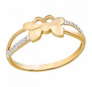 Кольцо бабочка