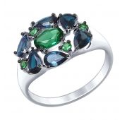 92011384 кольцо из серебра (Серебро)