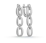 02-2221/00КЦ-00 Серьги бренд Алькор (Серебро 925)