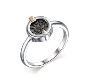 01-2347/000Б-00 Кольцо с бриллиантом бренд Алькор (Серебро 925)