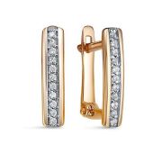 1200979 Серьги дорожка бренд Delta (Au 585)