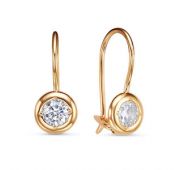 1201457 Серьги из золота бренд Delta (Au 585)