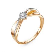 1100132 Кольцо из золота бренд Delta (Au 585)