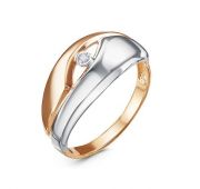 1101167 Кольцо из золота бренд Delta (Au 585)