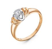 1101474 Кольцо золотое бренд Delta (Au 585)