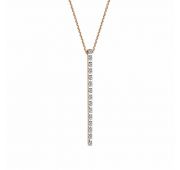 64224-100 Колье с бриллиантами бренд Алькор (Au 585)