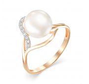 31055А1 Кольцо с жемчугом бренд De Fleur (Au 585)