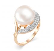 31059А1 Кольцо с жемчугом бренд De Fleur (Au 585)
